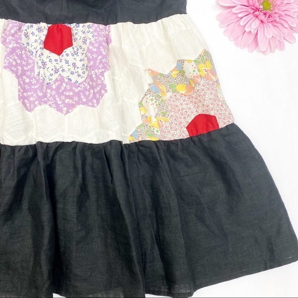 Madewell X Carleen Patchwork Surrounded Islands Floral Midi Dress - Picture 9 of 14